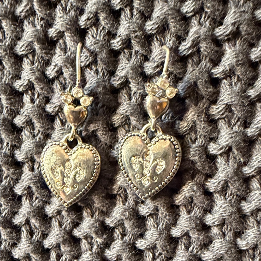 Juicy Couture Gold Heart Earrings